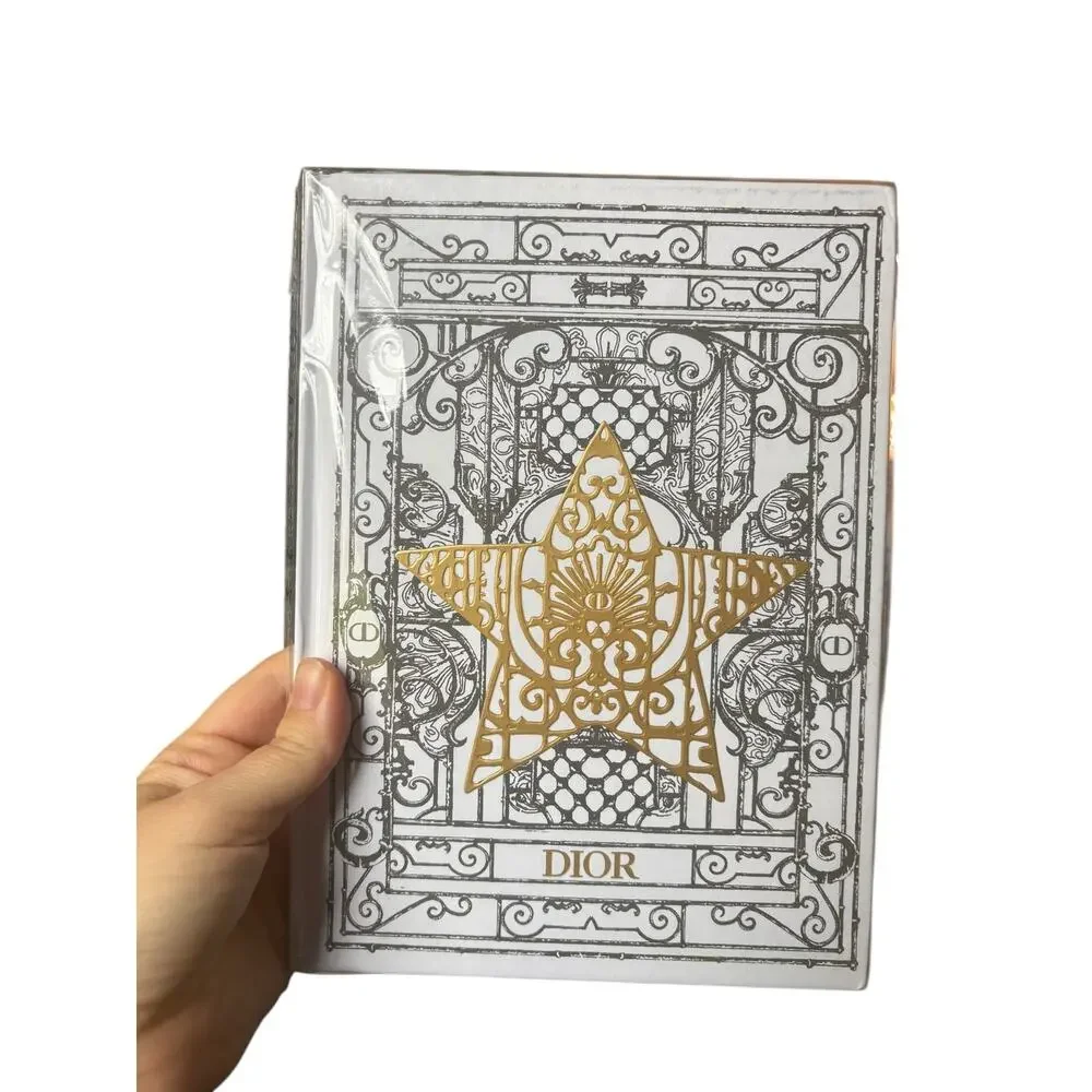 NEW Rare Christian Dior Novelty Notebook Gold Limited edition‎ Book Holiday